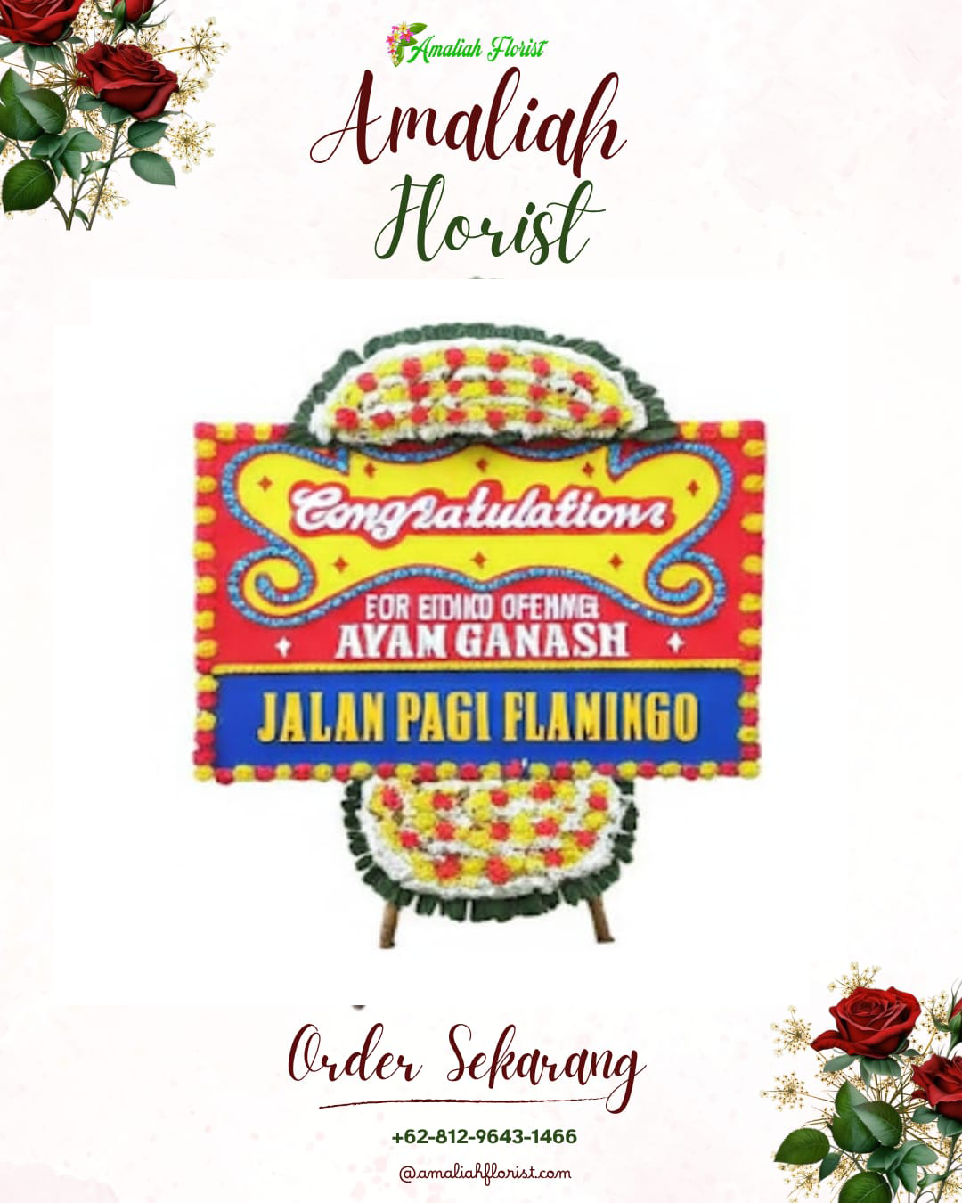 Sewa Papan Bunga Palu